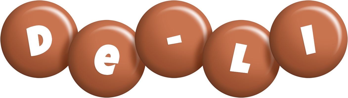 De-Li candy-brown logo