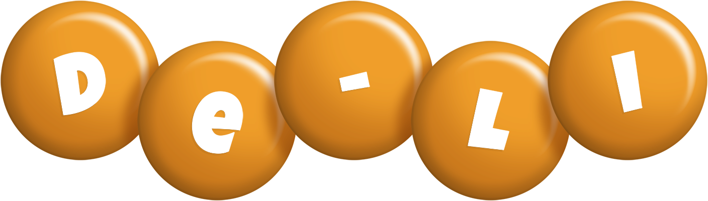 De-Li candy-orange logo