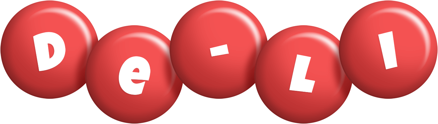 De-Li candy-red logo