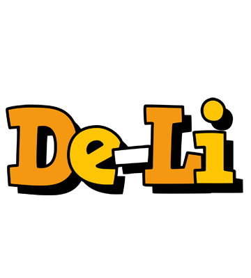 De-Li cartoon logo