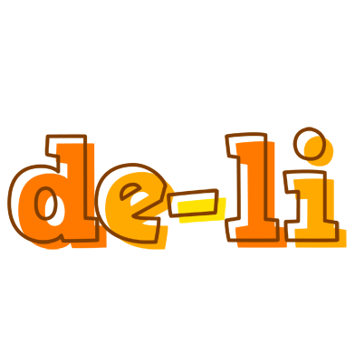 De-Li desert logo