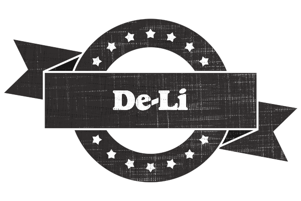 De-Li grunge logo