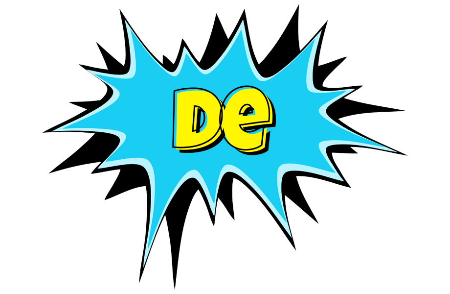 De amazing logo