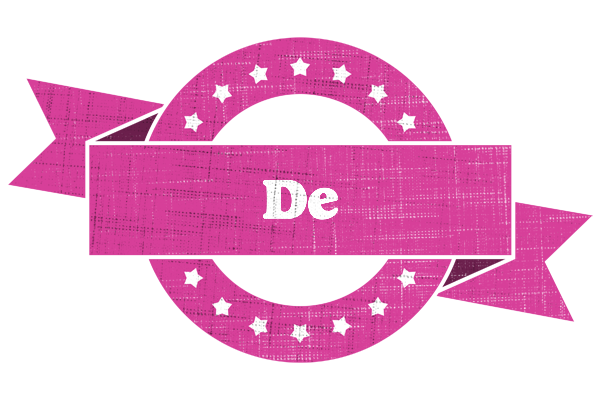 De beauty logo