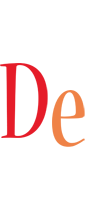 De birthday logo