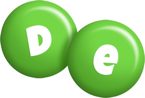 De candy-green logo