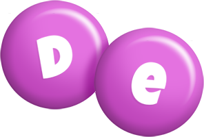 De candy-purple logo