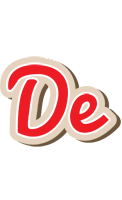 De chocolate logo