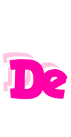 De dancing logo