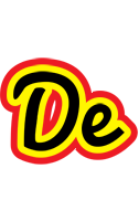 De flaming logo