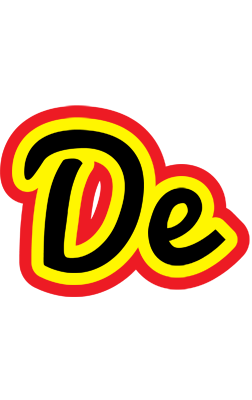 De flaming logo