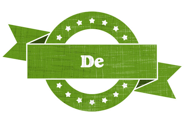 De natural logo