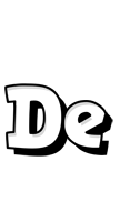 De snowing logo