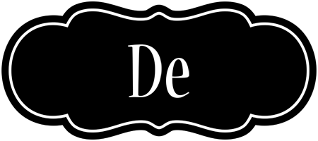 De welcome logo