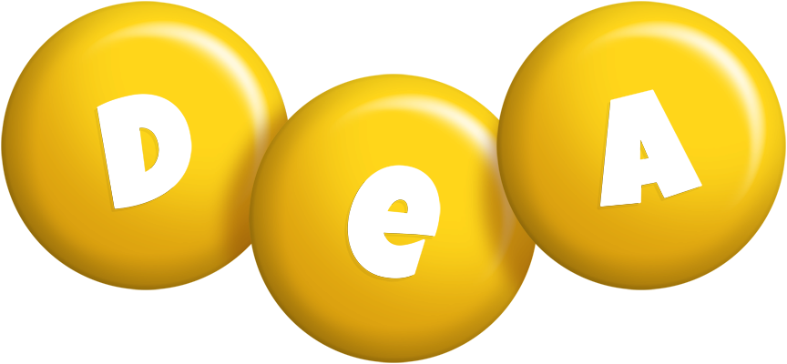 Dea candy-yellow logo
