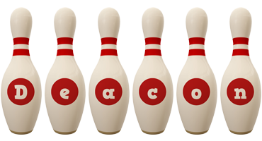 Deacon bowling-pin logo