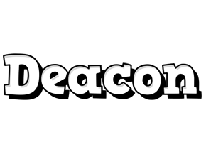 Deacon snowing logo