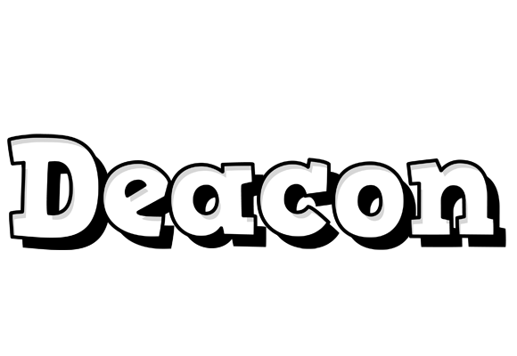 Deacon snowing logo