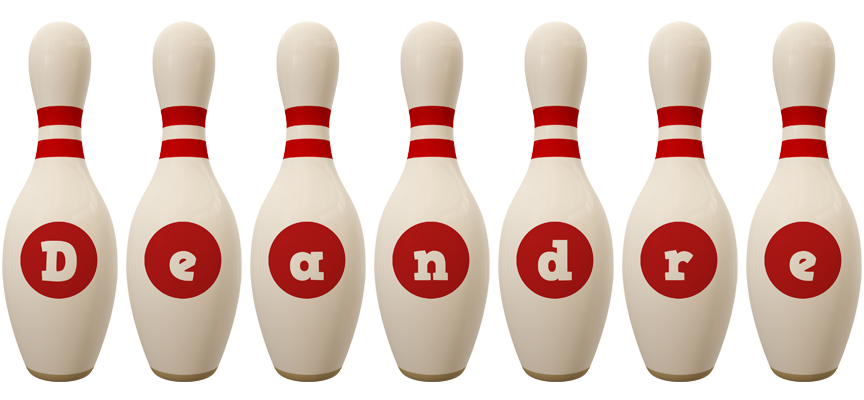 Deandre bowling-pin logo