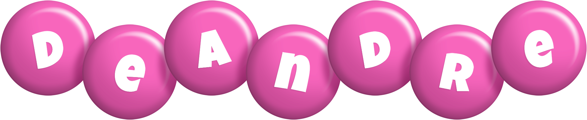 Deandre candy-pink logo