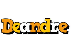 Deandre cartoon logo