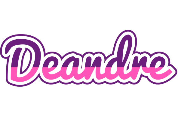 Deandre cheerful logo