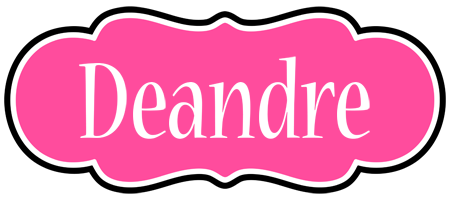 Deandre invitation logo