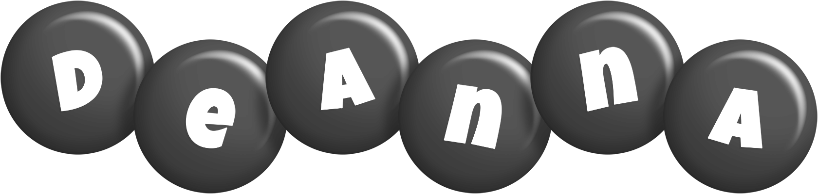 Deanna candy-black logo