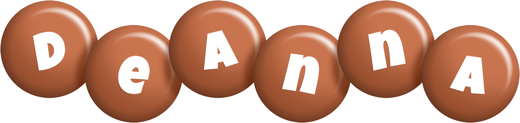 Deanna candy-brown logo