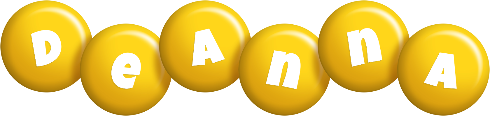 Deanna candy-yellow logo
