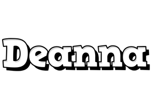 Deanna snowing logo