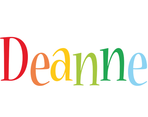 Deanne birthday logo