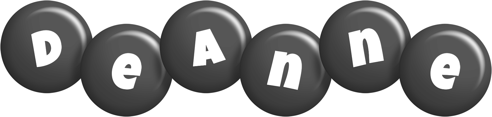 Deanne candy-black logo