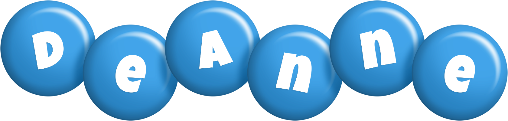 Deanne candy-blue logo