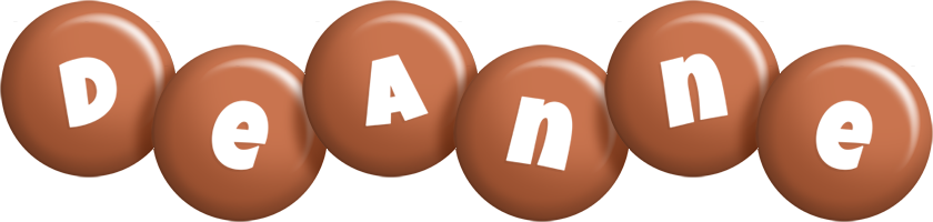 Deanne candy-brown logo