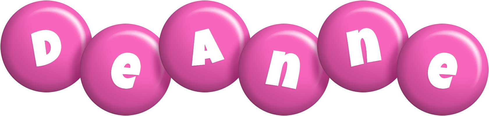 Deanne candy-pink logo