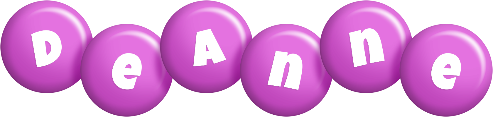 Deanne candy-purple logo