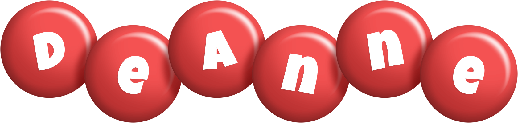 Deanne candy-red logo