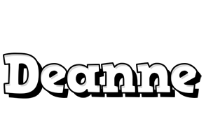 Deanne snowing logo