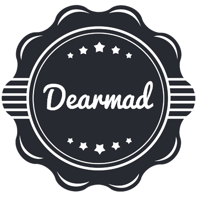 Dearmad badge logo
