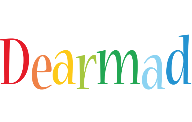 Dearmad birthday logo