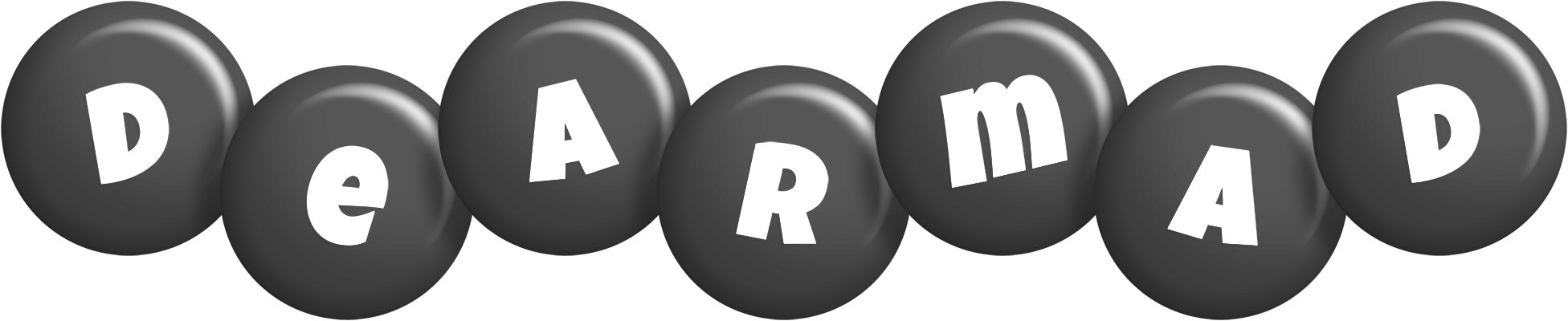 Dearmad candy-black logo