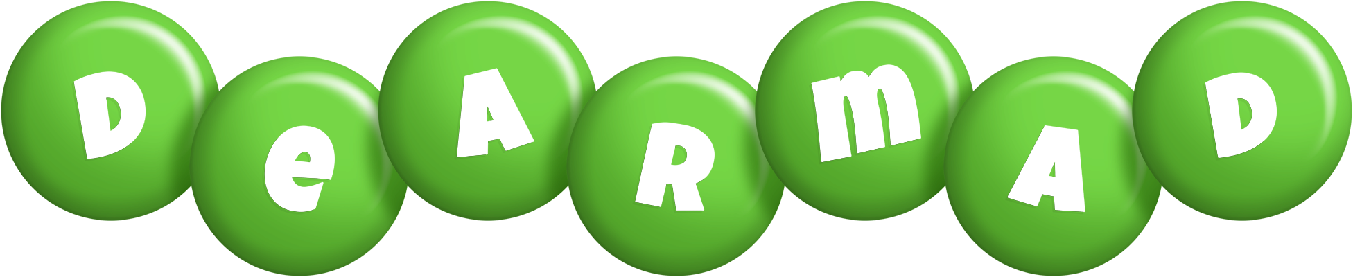 Dearmad candy-green logo