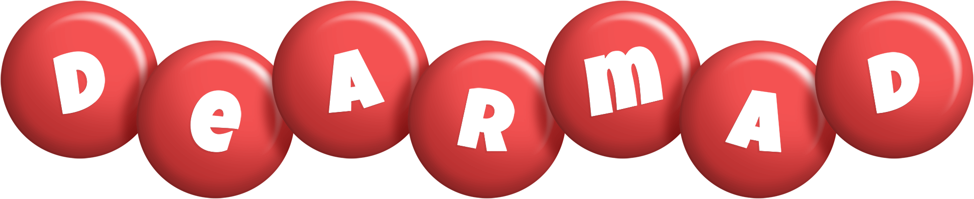 Dearmad candy-red logo