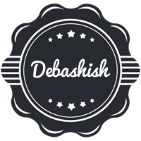 Debashish badge logo