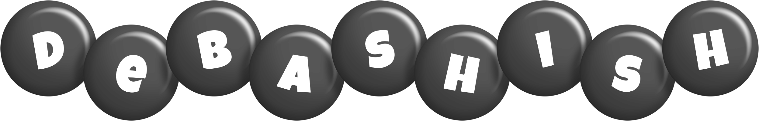 Debashish candy-black logo