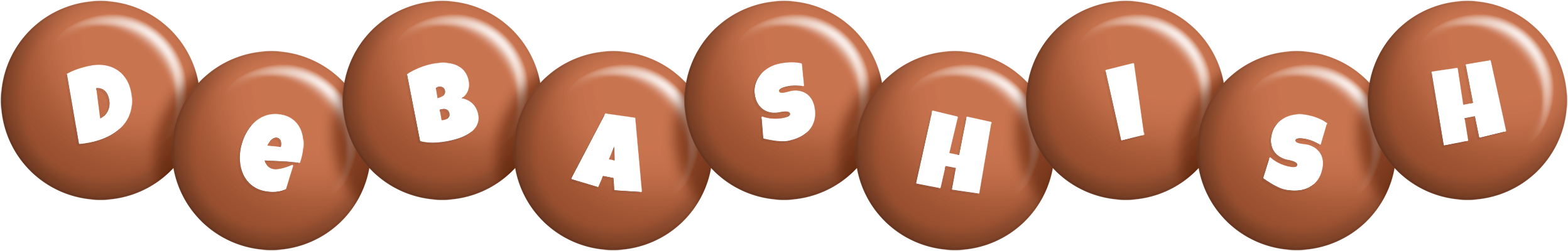Debashish candy-brown logo