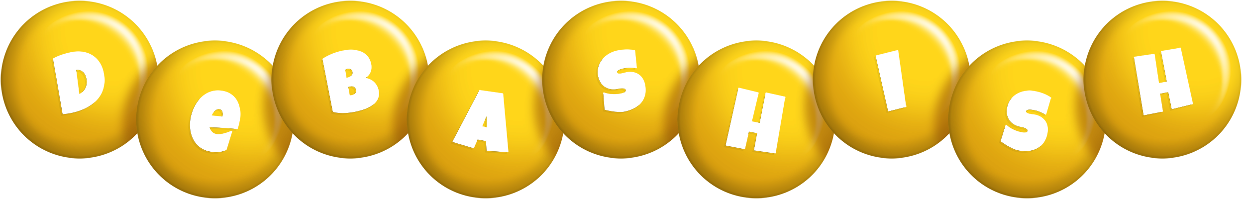 Debashish candy-yellow logo