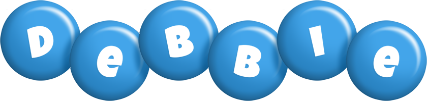 Debbie candy-blue logo