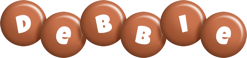 Debbie candy-brown logo